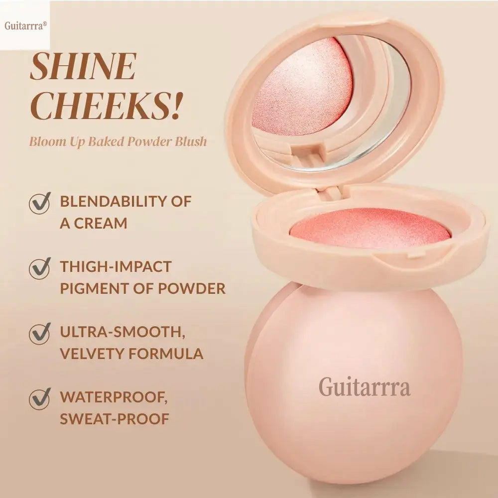 💖Summer Hot Sale 65% OFF -- Bloom Up Baked Highlighting Blush