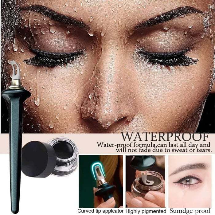 🛒🔥Final 3 hours up to 63% off🌸LOVILDS™ Easy Glide Silicone Eyeliner – Skip-Free, Smooth, Long-Lasting