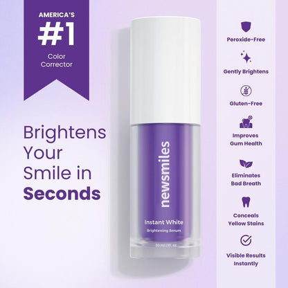 Flash Sale Ending Soon💥Newsmiles v34 Colour Corrector - Tooth Stain Concealer, Teeth Brightening Booster, Purple Toothpaste