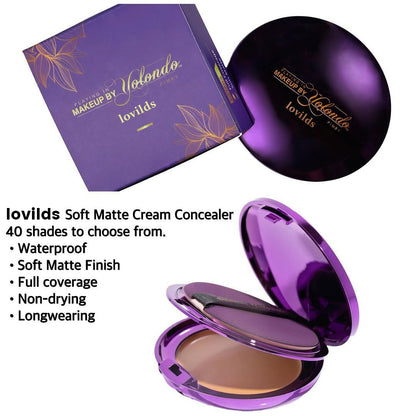 Final 3 Hours: 60%OFF-Lovilds Soft Matte Cream Concealer with Brush FREE !🎁