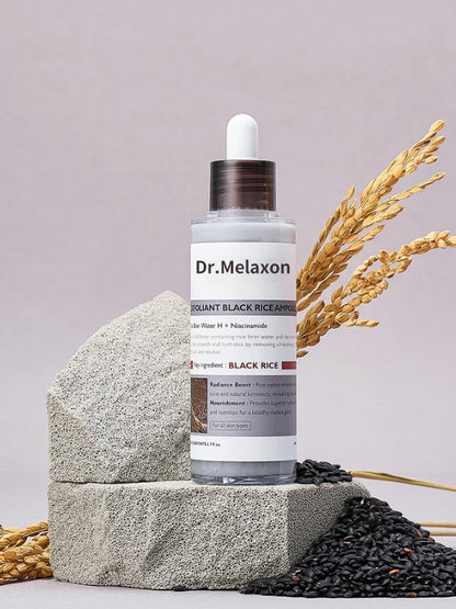 Glow Rice Ampoule Duo - Serums for Brightening, Exfoliating, and Moisturizing - Suitable for All Skin Types