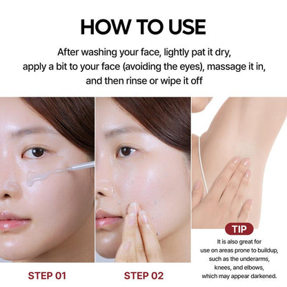 Glow Rice Ampoule Duo - Serums for Brightening, Exfoliating, and Moisturizing - Suitable for All Skin Types