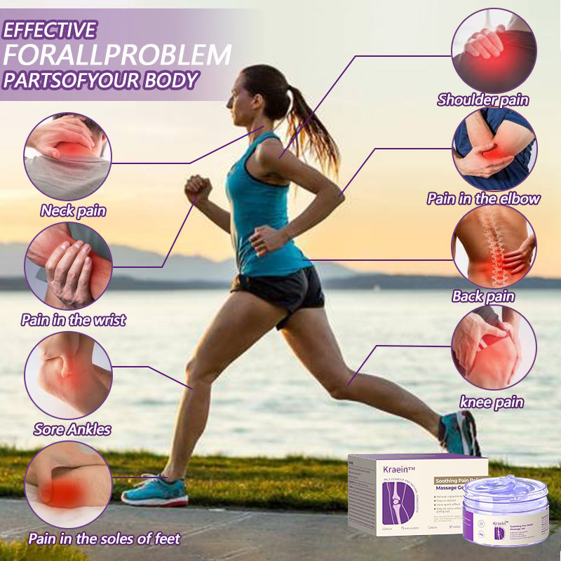 Kraein™ Turmeric & Emu Oil Arthritis Soothing Pain Relief Massage Gel 👨‍⚕️Australian Osteopathic Association （AOA）Approved
